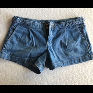 Juicy Couture Jean shorts with braided sides